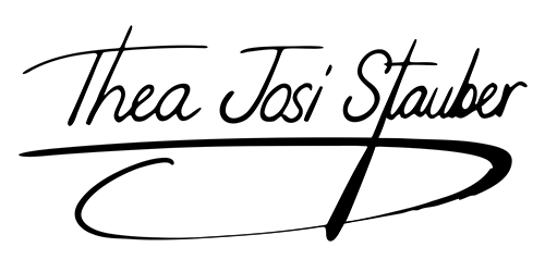 Die Unterschrift von Thea Josi Stauber welche jedoch ungültig ist.